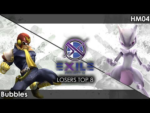 Project M: Bubbles (Falcon) V RVM | HM04 (Mewtwo) - Exile 90 Tournament SSBPM