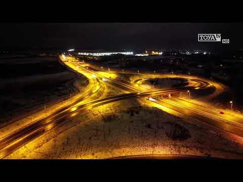 ŁÓDŹ Z LOTU PTAKA - Węzły A1