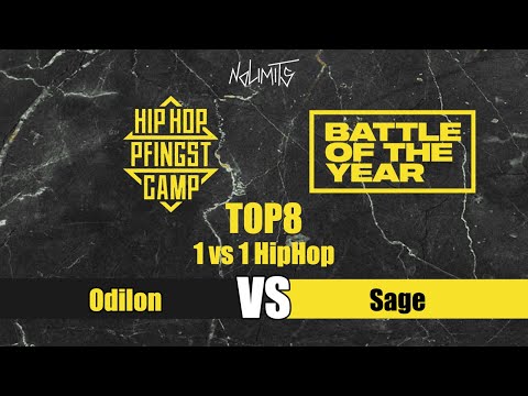 Odilon Sow vs Sage | 1vs1 HIP HOP TOP8 | BOTY CE x HIPHOP PFINGSTCAMP 2023