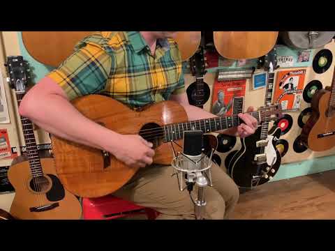 1920s Weissenborn Spanish Style C koa parlor guitar