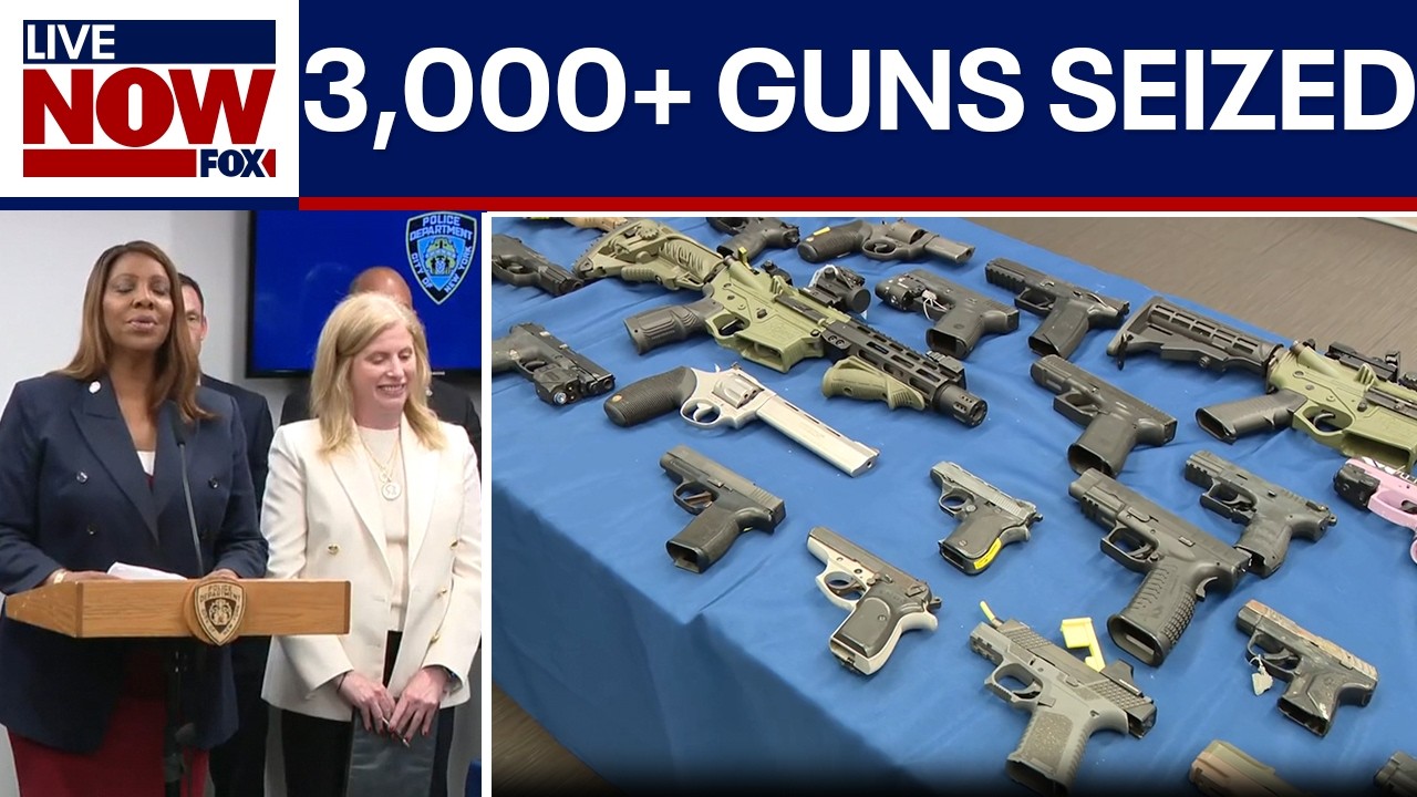 New York officials announce 3,000+ illegal guns seized so far in 2026