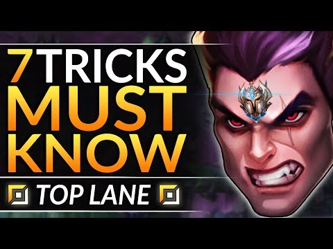 7 SECRETS of a TOP LANE GOD - Best Tips and Tricks You MUST ABUSE - League of Legends Pro Guide