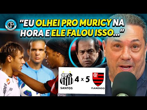LUXA REVELA PACTO COM MURICY DURANTE FLAMENGO 5 X 4 SANTOS