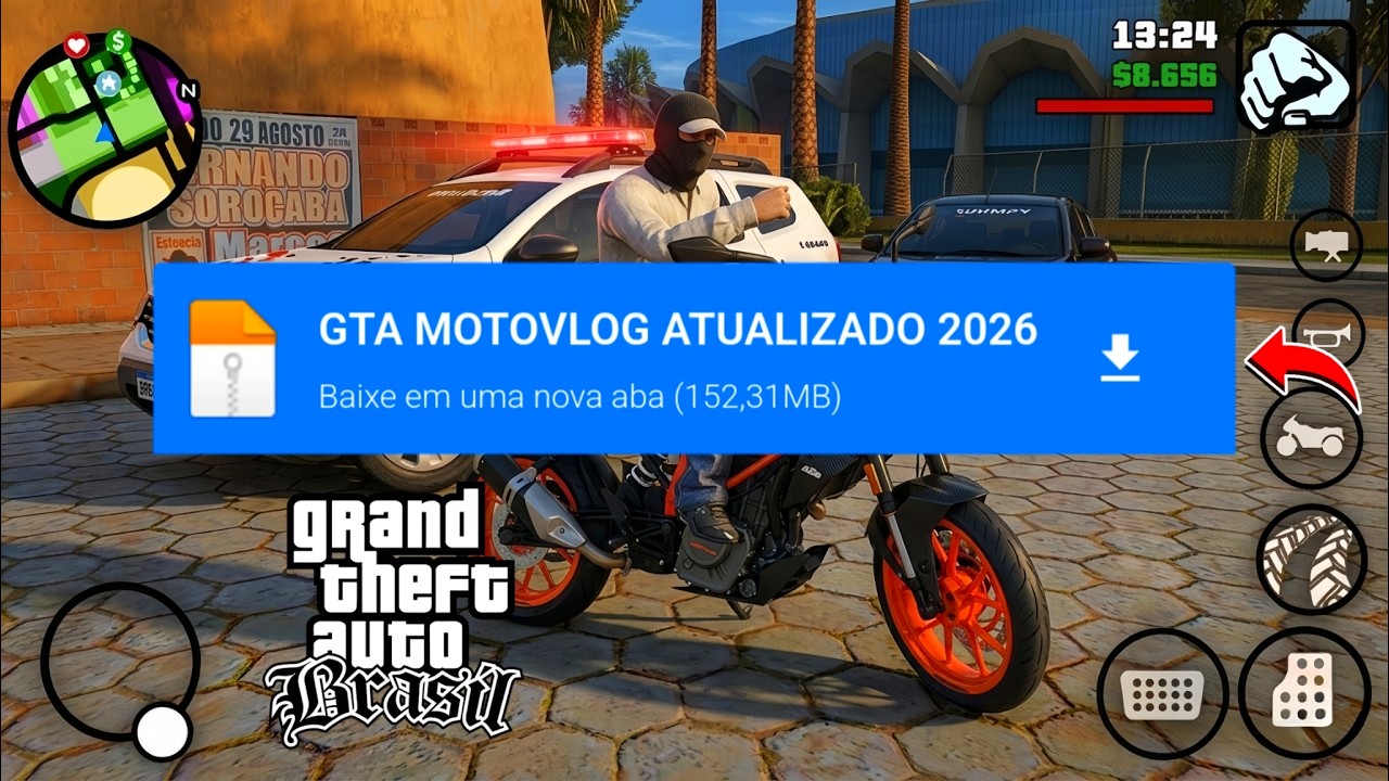 🏃 GTA MOTOVLOG ANDROID 6 ATÉ O 16 - ATUALIZADO 2026