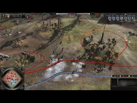CoH2 minimalist UI concept  - live video edit demonstration!!