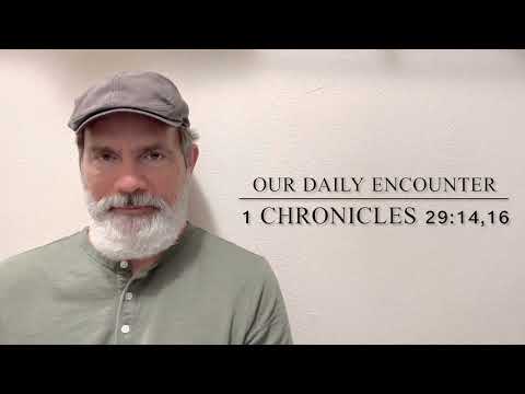 1 Chronicles 29:14,16