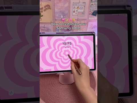 how I customize my Samsung tablet 💗 aesthetic homescreen, lockscreen | galaxy tab S9+ | android tips