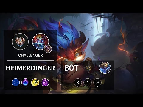 Heimerdinger Bot vs Ezreal - EUW Challenger Patch 9.14