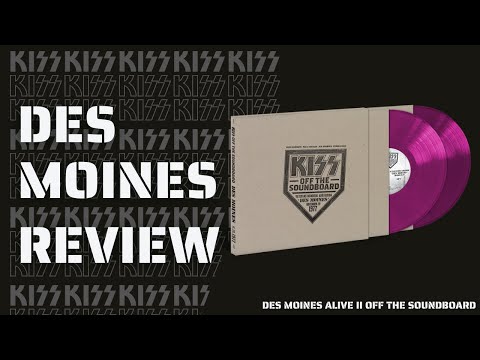 KISS Off the Soundboard Des Moines 1977 Vinyl Unboxing and Review!