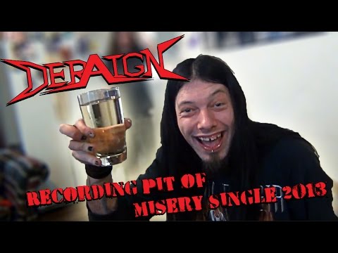 Deraign - Recording 'Pit Of Misery' Studio Video