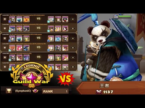 Time for a Legend Guild War! No team repeats!! - Summoners War