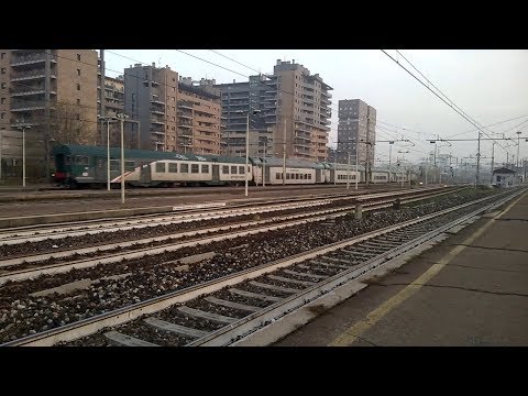 E464 383+4 2 piani+pilota MDVC Trenord - Milano Greco - 03/12/2018