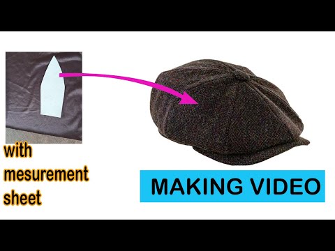 Flat cap making video | Easy home made