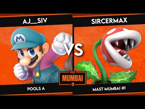aj__siv (Mario) vs SirCerMax (Piranha Plant/Ike) - Mast Mumbai #1 - Pool A