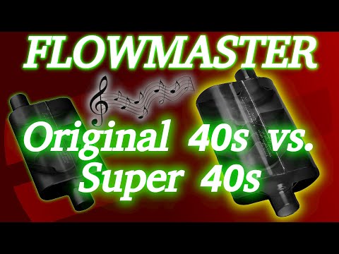 FlowMaster Original 40s vs. Super 40 Series on a Fox Body Mustang