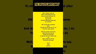 Download lagu the day you went away #lyrics mp3 Download lagu the day you went away #lyrics mp3