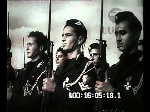 Rome. Inauguration of pre-military courses at the Castro Pretorio barracks