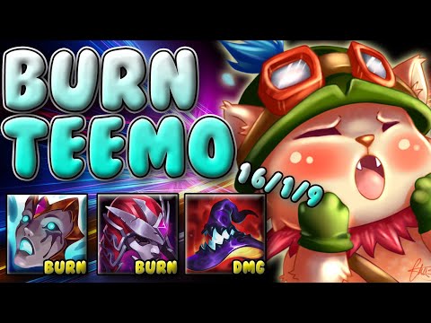 SEASON 11 DOUBLE BURN TEEMO TOP | Teemo Guide S11 - League Of Legends