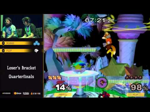 Plup showing he is the true charged shot master with a crazy string against Mango