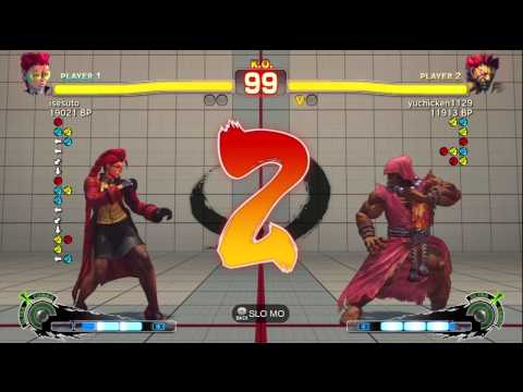 Yuu★ [Akuma] vs isesuto [Viper] SSF4 Japanese Online Ranked Matches - TRUE-HD