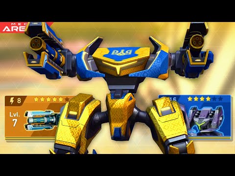 Stalker + Overdriver 8 ⚡| High Damage Hunter! | Mech Arena