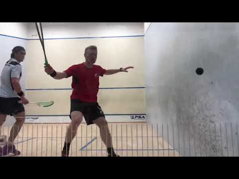 Joel Makin v Paul Coll Volley and Cross Court