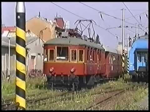 Provoz vlaků na trati č.202 v Táboře v roce 1999