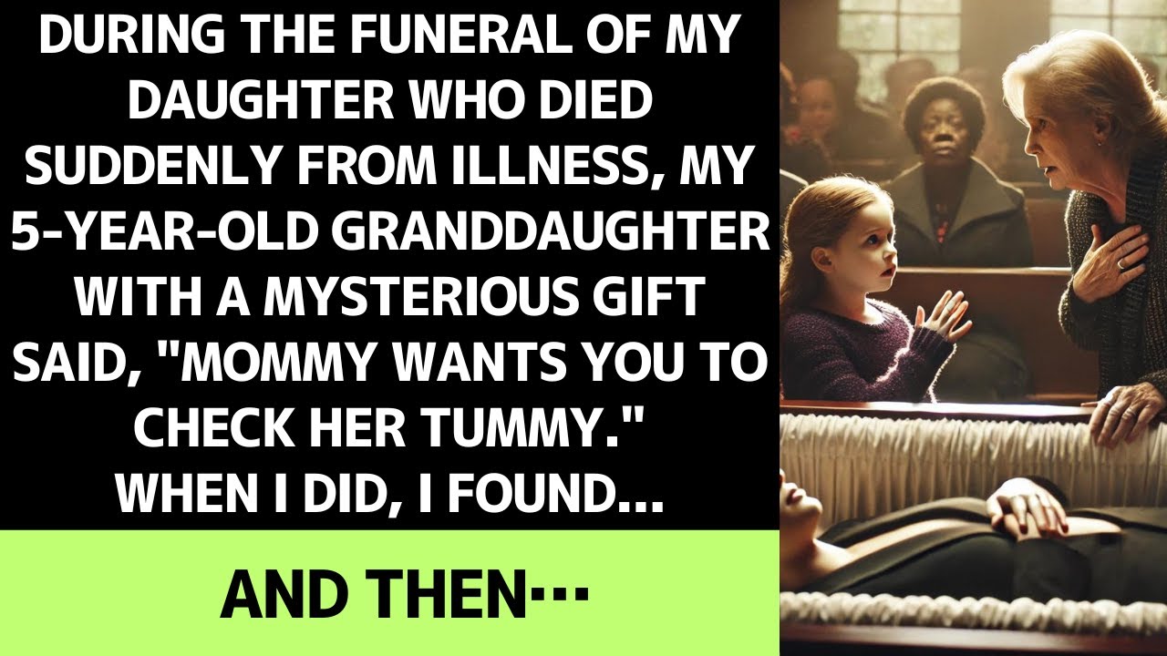 During my daughter's funeral, my granddaughter said, 'Mommy wants you to check her tummy