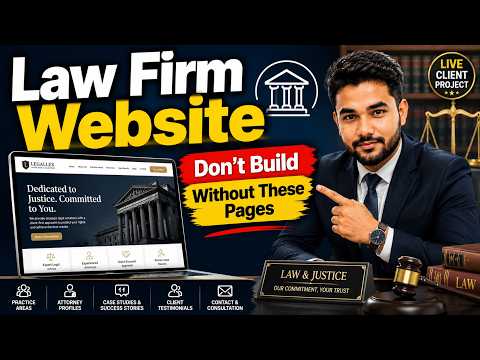 Law Firm Website — Live Client Project — client website video