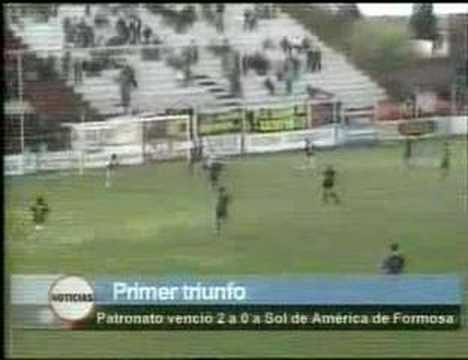 Argentino B Patronato 2 - Sol de América 0 (Alma y Corazón)