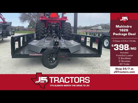 J5 Tractors - Mahindra 1626 Package Deal 4.21.22