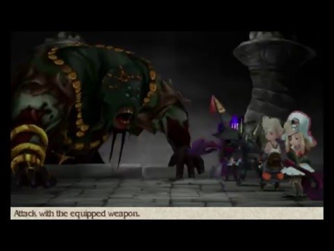 Bravely Default - 117 - Gigas Lich Battle...Again - 3DS Let's Play