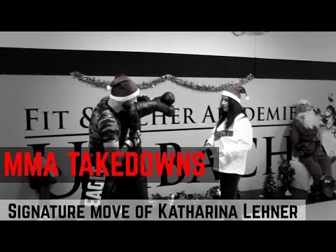 Single Leg Takedown | Signature Move of Female MMA Fighter Katharina Lehner