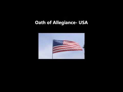 OATH of ALLEGIANCE USA read along recite words lyrics text citizenship immigration naturalization