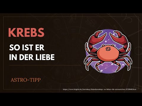 Verliebt in einen Krebs? Sternzeichen Krebs • Auf der Suche nach der großen Liebe