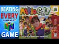 Beating EVERY N64 Game Mario Golf 214 394