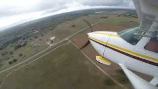 preview picture of video 'Central Texas Lake Flight in a Cessna 182 (Spicewood to Llano)'