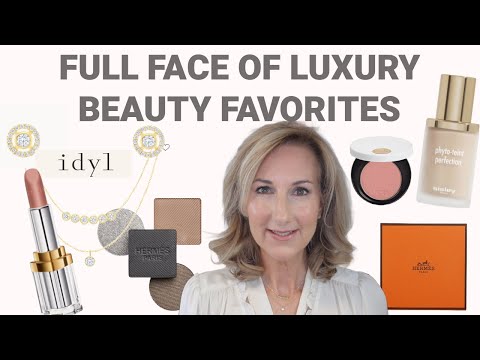 FULL FACE OF LUXURY BEAUTY FAVORITES | PLUS IDYL JEWELRY UNBOXING!