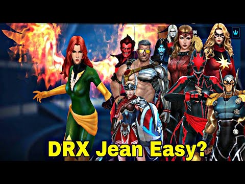 Jean Most Easy DRX Boss? | DRX Faster Clear With Different Characters 2021 - Marvel Future Fight