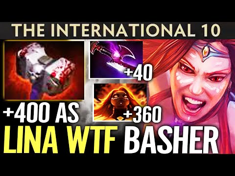 🔥 TI10 Lina Basher is Real +400 AS Max Speed STUN TILL DEATH by IG Emo — IG vs EG Dota 2 Pro