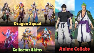 Download lagu MLBB Skin LEAKS! 😱 ONE PIECE Collab, Toji Jujutsu Kaisen, Dragon Squad & Collector Skins mp3