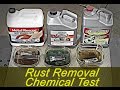 How to remove rust with chemistry