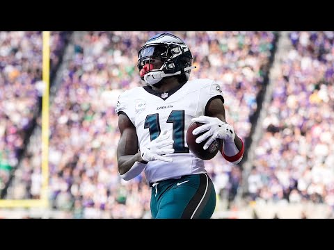 A.J. Brown's best catches from 121-yard, 2-TD game vs. Vikings | Week 7