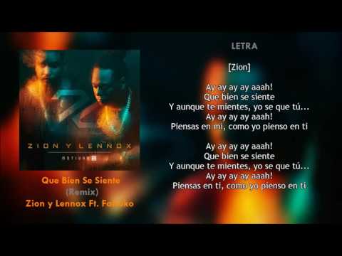 Que Bien Se Siente (Letra) - Zion y Lennox Ft. Farruko +   Descarga Mp3