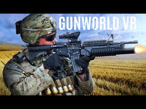 Playing with Virtual Guns! | GunWorld VR