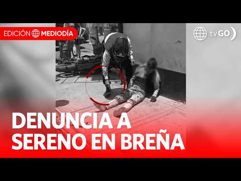 Motociclista herido y denuncian robo de celular | Edición Mediodía | Noticias Perú