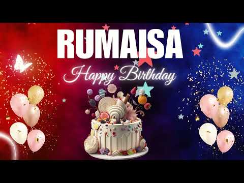 RUMAISA Happy Birthday to you | Happy Birthday Song RUMAISA🎂🎈 #birthday #happybirthdaysong #rumaisa
