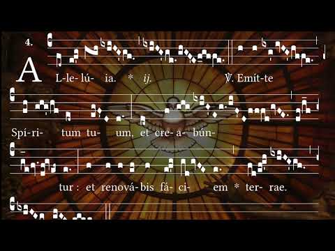 Dominica Pentecostes  - Alleluia 1: Emitte Spiritum tuum