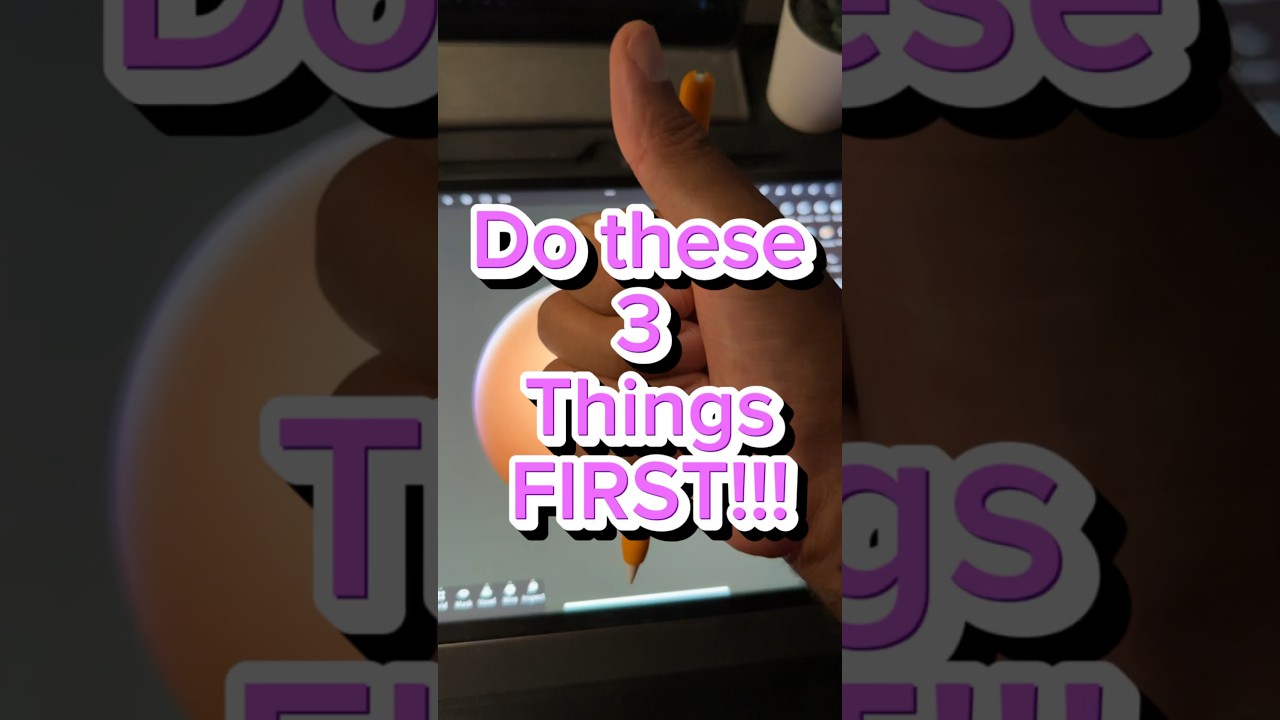 3 Things you MUST do before Sculpting in Nomad Sculpt!!! #shorts #beginnerguide