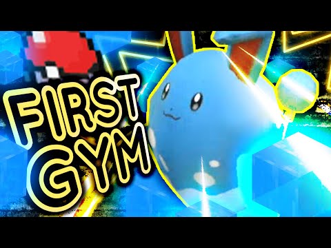 THE FIRST GYM REMATCH! Pixelmon Pocket Pixels Yellow - #4
